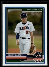 2023 Panini USA Baseball Stars and Stripes #8 Stunner Gonzales