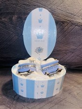 Mud Pie Little Prince Porcelain First Tooth First Haircut Keepsake Boxes