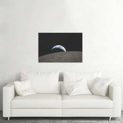 Artemis 2 Moon Mission - View of the Moon and Earth from Space