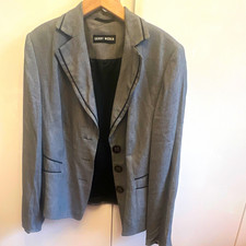 Gerry Weber Damen Blazer Gr. 42 Grau Business...