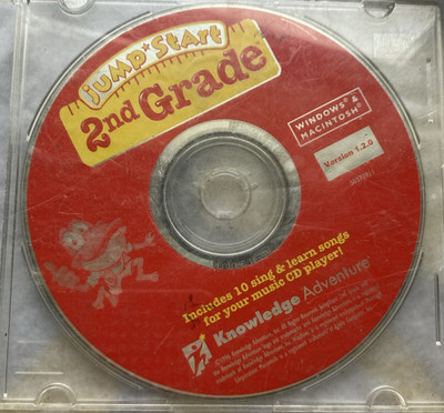Knowledge Adventure Jump Start 2nd Grade CD Windows Macintosh Version 1.2.0
