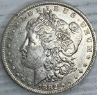 1882O Morgan Silver Dollar Uncertified Extra Fine-About Uncirculated Condition