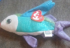 Ty Beanie Baby Propeller Fish Plush 2000 Retired Original with Tags