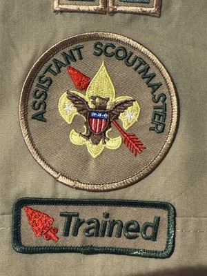 Scouts Trained, ASM OA 3  Patches. Both BSA, Trained And ASM Order of the Arrow
