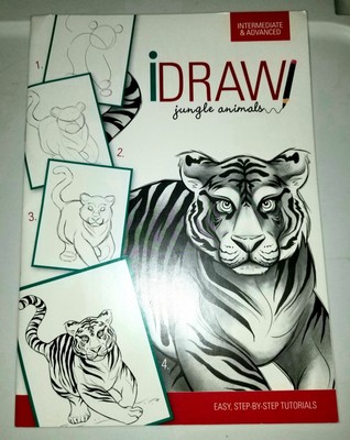 iDraw Jungle Animals Easy Step by Step Tutorials Intermediate & Advanced Level. 