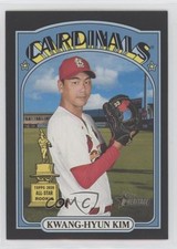 2021 Topps Heritage High Number SP Black Border /50 Kwang-Hyun Kim #443 0t2