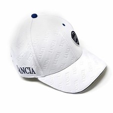 Cappello Lancia Bianco Visiera Curva
