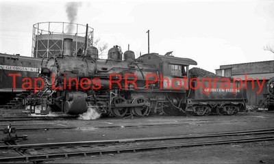Georgia & Florida #29 0-6-0 Augusta GA 21.12.1951 ex FEC #211 NEU 8x10 FOTO
