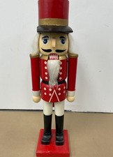 1989 20" Wooden Christmas Nutcracker--See Description  
