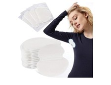 Armpit Sweat Pads, Underarm Sweat Pads for Women and Men 100 Packs , Disposa...