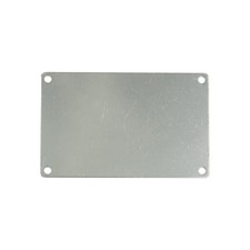 Metal Engraving Blank Stamping Blanks Stainless Steel Blank with 4 Holes 3.3