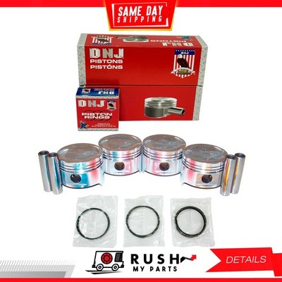 86-95 Piston and Ring Kit For Suzuki Samurai 1.3L L4 SOHC 8v DNJ PRK500