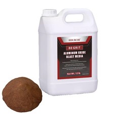 Aluminum Oxide 12 Lbs 80 Grit Medium To Fine Sand Blasting Abrasive Media For...