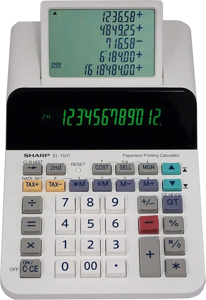 12-Digit Display Battery Operated Calculator - Image 3 of 4