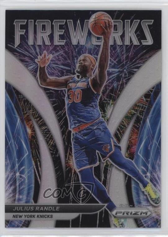 2021-22 Panini Prizm Fireworks Silver Prizm Julius Randle #17 0q3