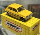 Matchbox Lesney Superfast 21C Renault 5TL Yellow Le Car Original Box 1978 tan