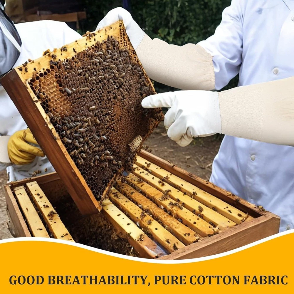 Beekeeping Gloves Hats Set 2 Pack Beekeeping Fencing Mosquito Hats Netting7308