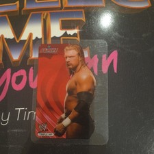 Edibas WWF WWE Triple H Lamin Cards 2006 Wrestling Trading Card