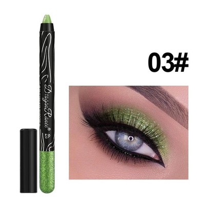 Metallic Purple Eyeshadow Pencil Glitter Silkworm Liner Pen Long Lasting Highlig
