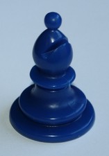 2010 ThinkFun SOLITAIRE CHESS Replacement Blu...