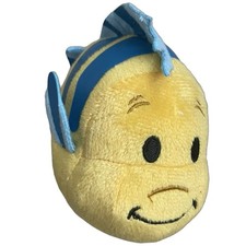 Disney Parks Store The Little Mermaid Flounder Fish Plush 6" Stuffed Animal Mini