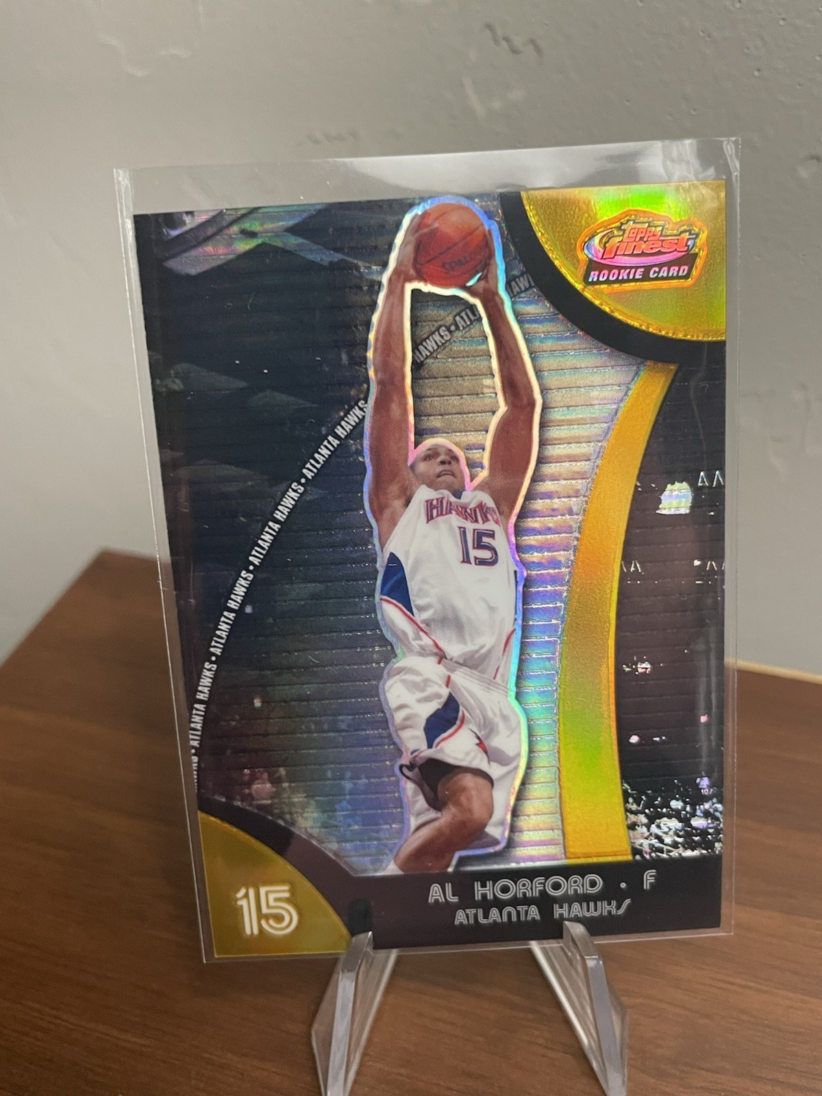 2007-08 Topps Finest Al Horford #51 Gold Refractor /25 (RC)
