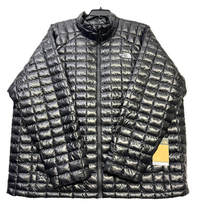 North Face ThermoBall Eco Jacket Mens Big 3XL TNF Black NWT Puffer Full Zip New