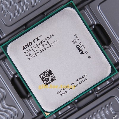Original   FX-Series FX-4300 3.6 GHz Quad-Core (FD4300WMW4MHK) Processor CPU #jd
