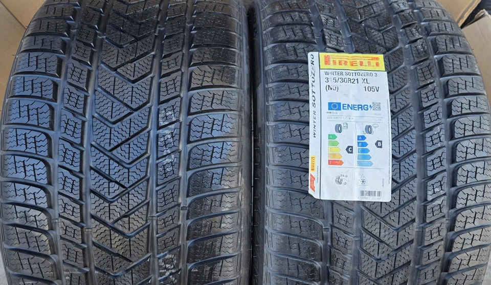 Pneumatici 315/30 R21 Invernali PIRELLI SOTTOZERO 3 315/30/21 Termiche Nuovi - Immagine 2 di 4