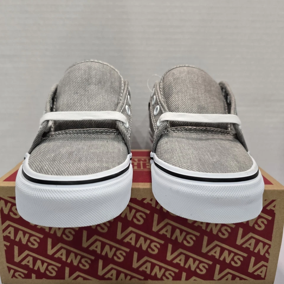 Vans Chukka Zapatos de Skate Bajos Gris y Blanco Denim Para Hombre Talla 3.5/Mujer 5 Nuevos con Etiquetas Sin Caja Foto 3 de 4
