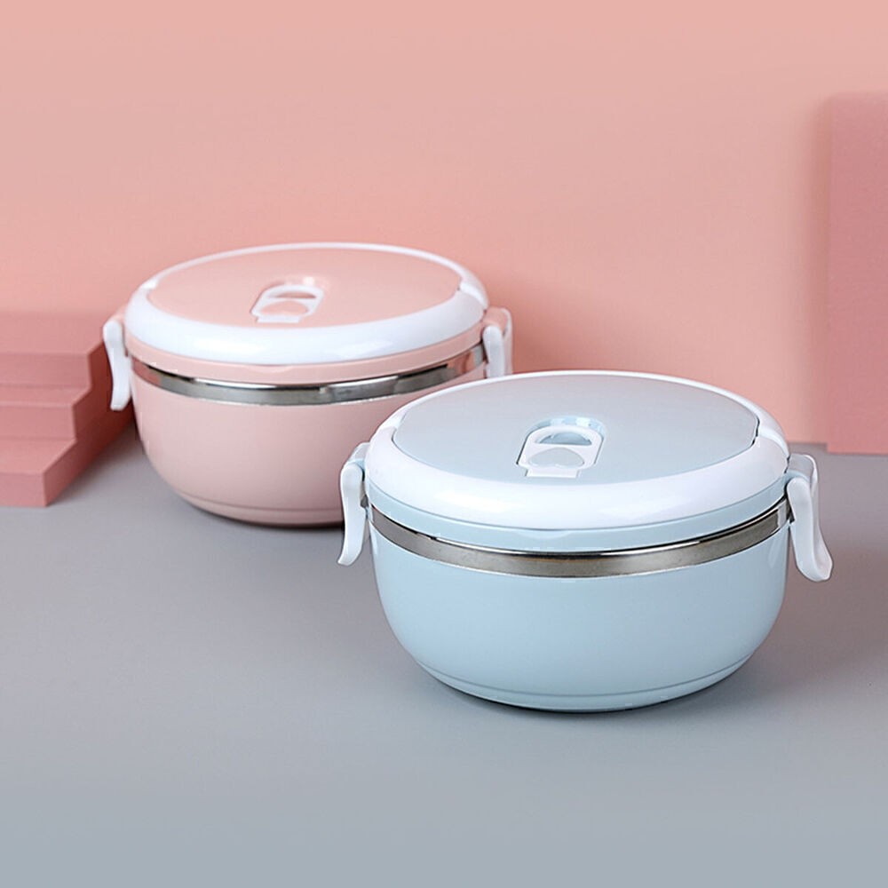 700 ml Lunchbox Bento Thermo Beheizt Essen Edelstahl Thermobehälter Isolierte