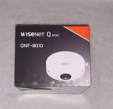 NEW Hanwha Wisenet QNF-8010 White 6MP Fisheye Network Camera NDAA compliant