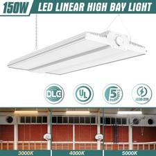 LED Linear High Bay Light 150W 3000K/4000K/5000K Adjustable Commercial Shop Lamp