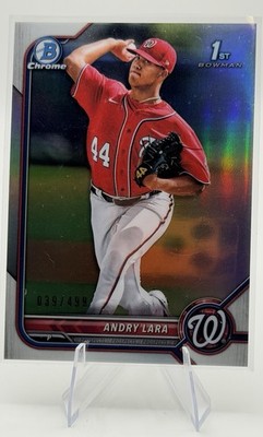 2022 Bowman Chrome Prospects Lava Refractor /499 Andry Lara #BCP-70