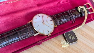 Longines 750/18ct Au Gold Cal.490 movimiento manual casi como nuevo