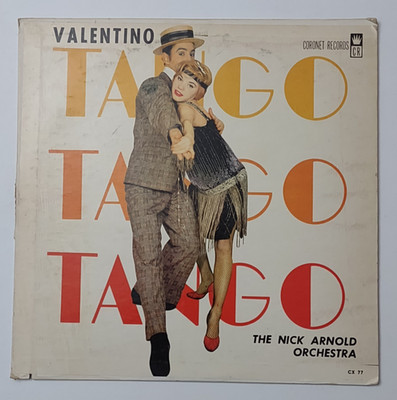 Valentino Tango Tango Tango vinyl record Coronet CX 77 Nick Arnold Orchestra