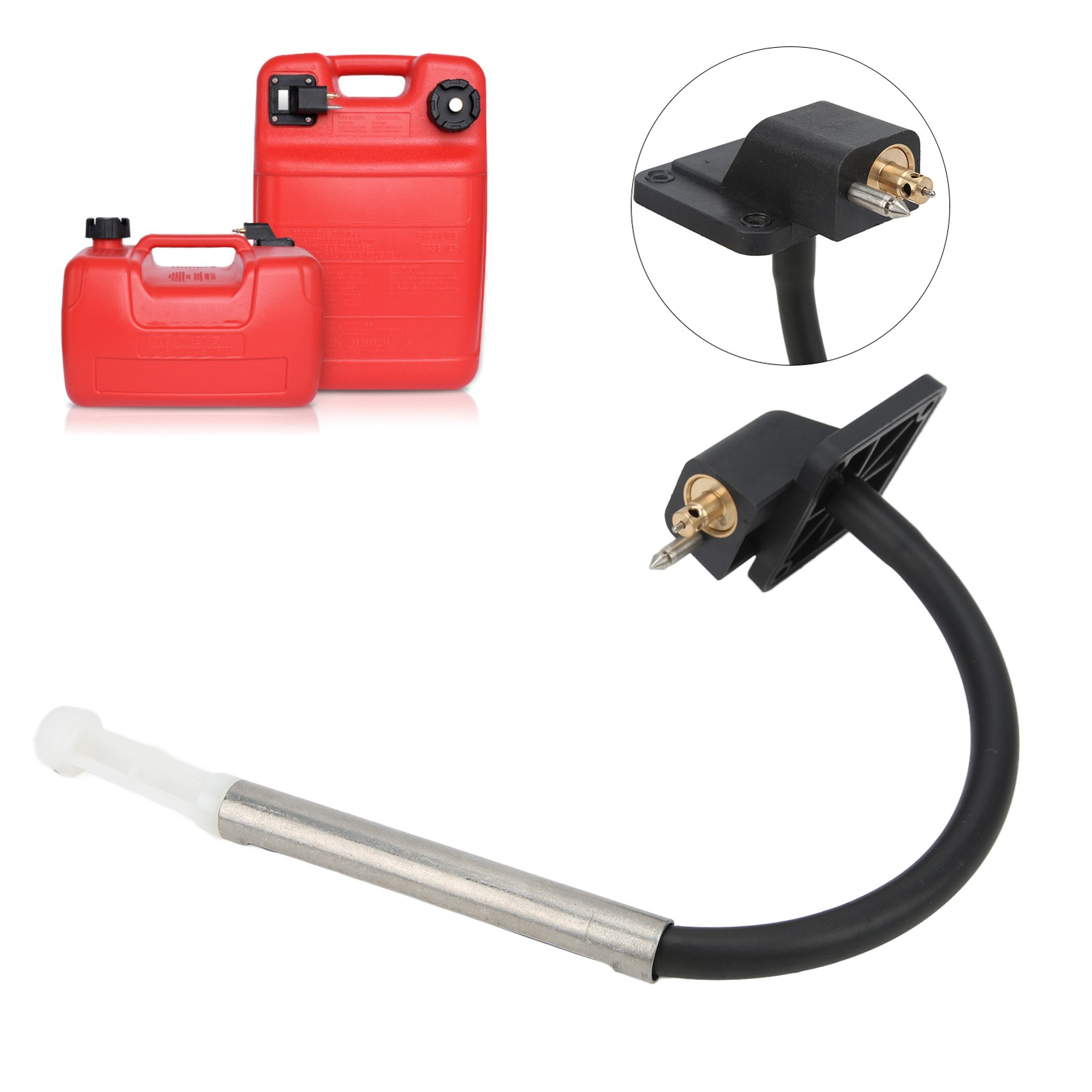 Marine Fuel Tank Connector Fitting 12L 24L Boat Outboard Engine Accessory‹