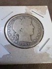 1907-O Barber Silver Half Dollar Circulated New Orleans Mint