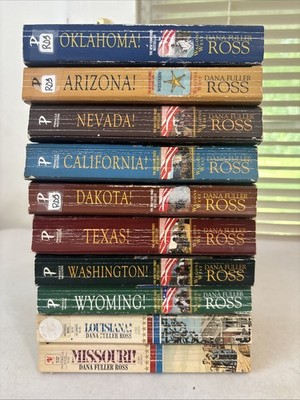 Lot of 10 - Dana Fuller Ross - Wagons West Series - Free Shipping