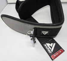RDX RX-3 Weight lifting belt 6.5" Weightlifting Neoprene Gym Belt Grey, Medium