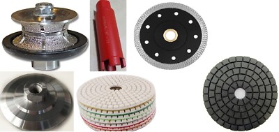 3/4'' Full Bullnose Profiler 36 stone concrete polish pad core bit ceramic blade