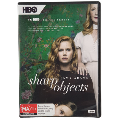 HBO Sharp Objects DVD 2 Discs Roadshow PAL 4 MA15+ PAL 4 2018 406 Mins Amy Adams