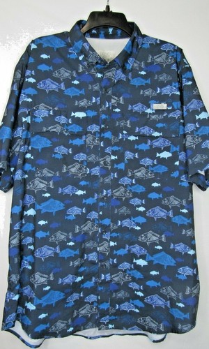 mens shirt with fish