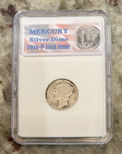1916-P | 10C | Mercury Head | Silver Dime | Buy One or More | Item #1