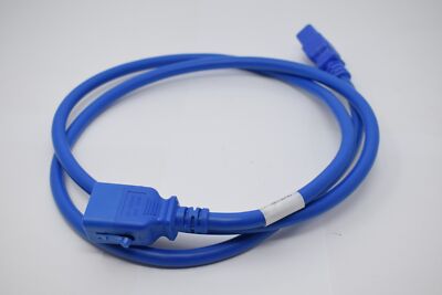 NEW P-Lock PFC20PL12E72C 6 Feet Blue Locking Power Plug Cord 