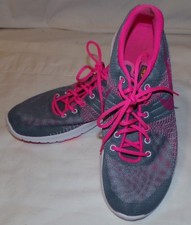 Nike Fury Flex Running Shoes 6Y 6 Youth Blue Pink Girls Low Sneakers Athletic