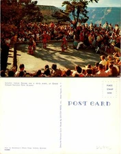 Grand Canyon Ntl Park Indian Dances AZ Postcard Unused (40746)
