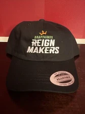 *BRAND NEW* DraftKings REIGN MAKERS Adjustable Yupoong Hat - Golf UFC MLB