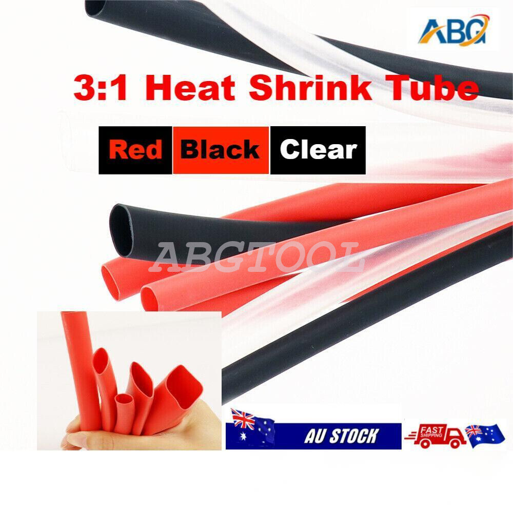 31 Heat Shrink Tube Shrink Wrap Dual Wall Glue Line Cable Sleeving