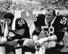 Póster impreso foto fútbol americano 8x10 Pittsburgh Steelers JACK LAMBERT y JACK HAM